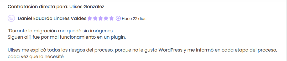 Testimonio 2